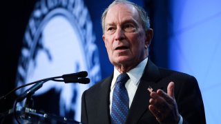 Former New York City mayor Michael Bloomberg, a democratic presidential candidate, attends the U.S Conference of Mayors 88th Winter Meeting in Washington, D.C, January 22, 2020.