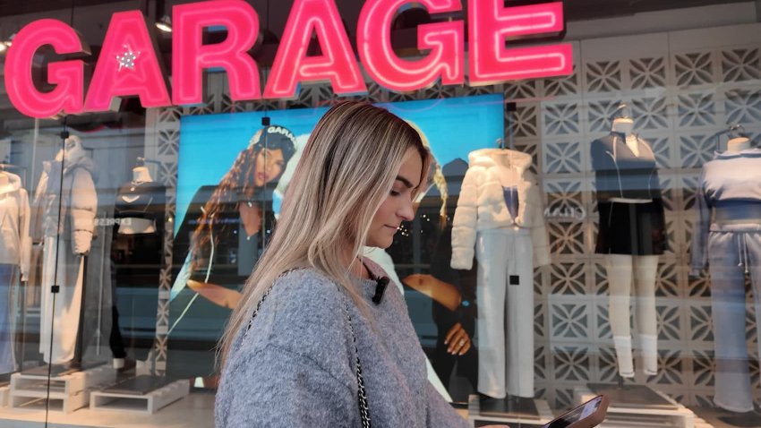 Lindsey Hyams, 23, of Marlboro, NJ, likes to shop online, but she often ends up going to the mall to make purchases. She said she likes to skip the wait for online purchases to arrive and the hassle of packing up returns.