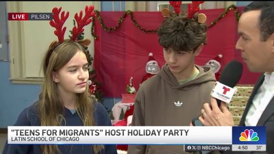 ‘Teens for Migrants' host holiday party