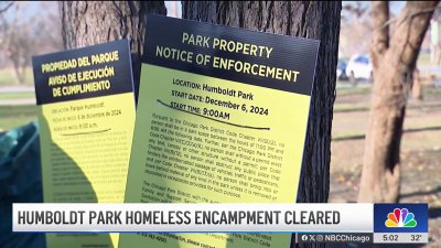 City enforces clearing of Humboldt Park homeless encampment