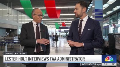 Lester Holt interviews FAA administrator