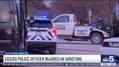 Cicero police officer wounded in shooting