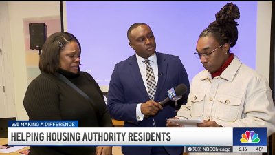 Evrod Cassimy surprises Chicago Housing Authority residents