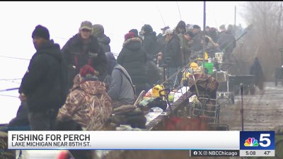 Fishing after Christmas: Dozens hold out hope for perch