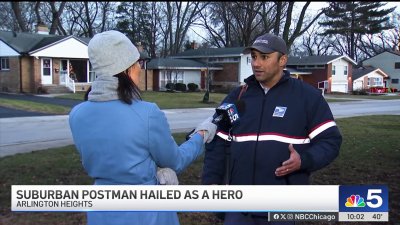 Arlington Heights mail carrier lauded for quick thinking prior to explosion