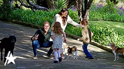 Prince Harry and Meghan Markle share rare picture of Archie and Lilibet in Holiday card