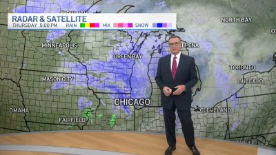 CHICAGO FORECAST: Snow showers impact region Thursday evening