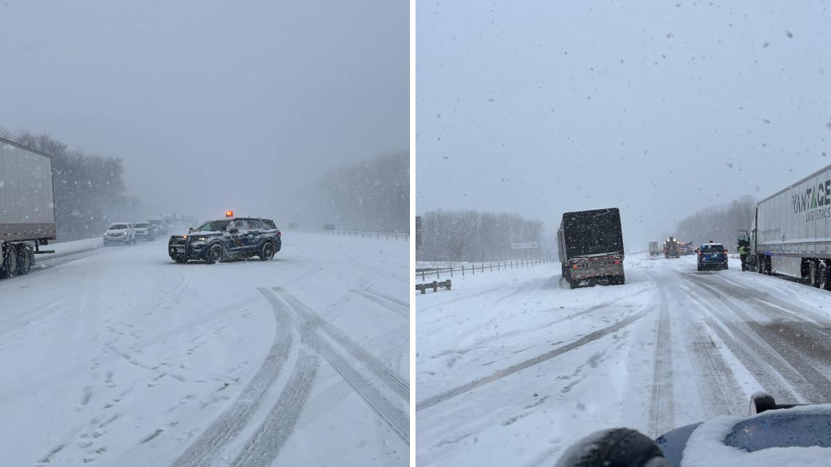 I-94 shut down in southwest Michigan following pileup involving 17 vehicles