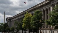 The U.S. Treasury building in Washington, D.C., on Aug. 15, 2023.