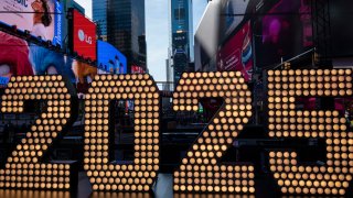 Times Square on Dec. 18, 2024, in New York City.