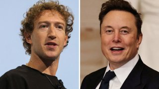 Meta CEO, Mark Zuckerberg and Tesla and SpaceX CEO, Elon Musk