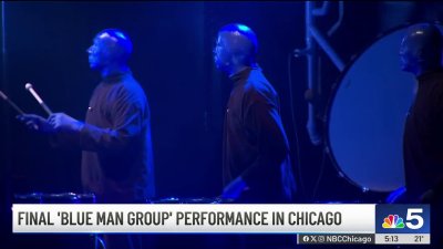 The Blue Man Group wraps up Chicago residency with final performance