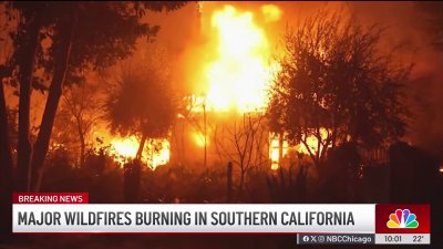 Major wildfires continue burning in Southern California