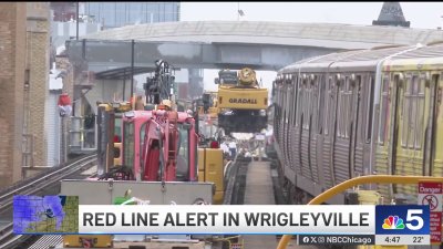 CTA Red Line trains bypassing Addison stop as construction continues