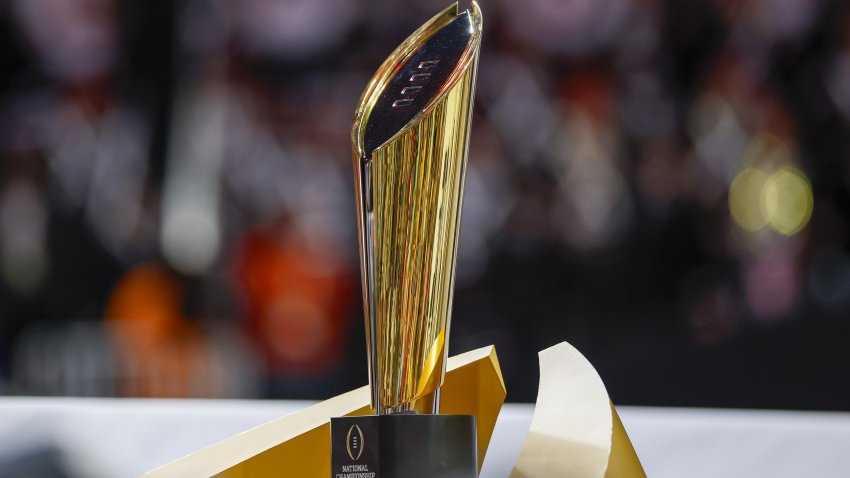 College Football Playoff national championship trophy