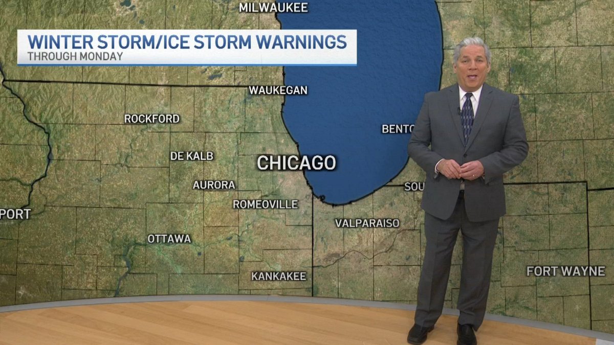 Chicago’s Forecast: Major Winter Storm Slips South – NBC Chicago