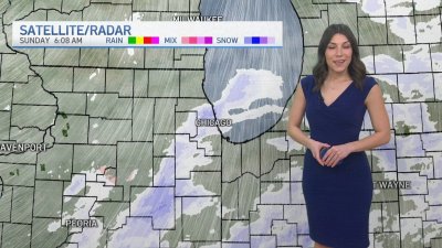 Sunday morning forecast: Snow, freezing drizzle to end by afternoon