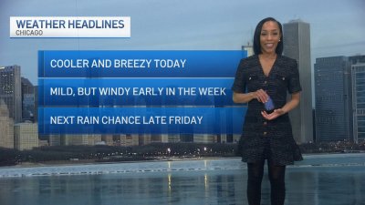 CHICAGO FORECAST: Cooler and Breezy Sunday