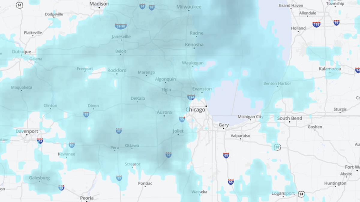 Live radar: Track snow, road conditions across the Chicago area