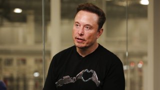 Elon Musk, CEO of Tesla, speaks with CNBC on May 16, 2023.