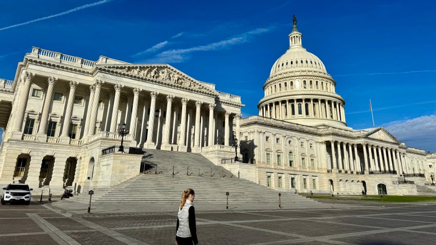 The US Capitol building in Washington, DC, on November 24, 2024. 