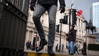 The Bank of England on 6 Feb. 2025, in London, England.