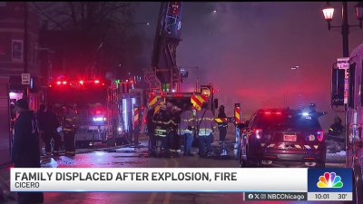 Family displaced by west suburban house explosion, second building damaged