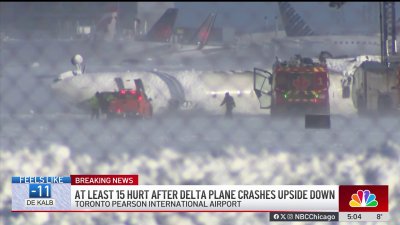 Delta flight from Minneapolis makes crash landing at Toronto Airport