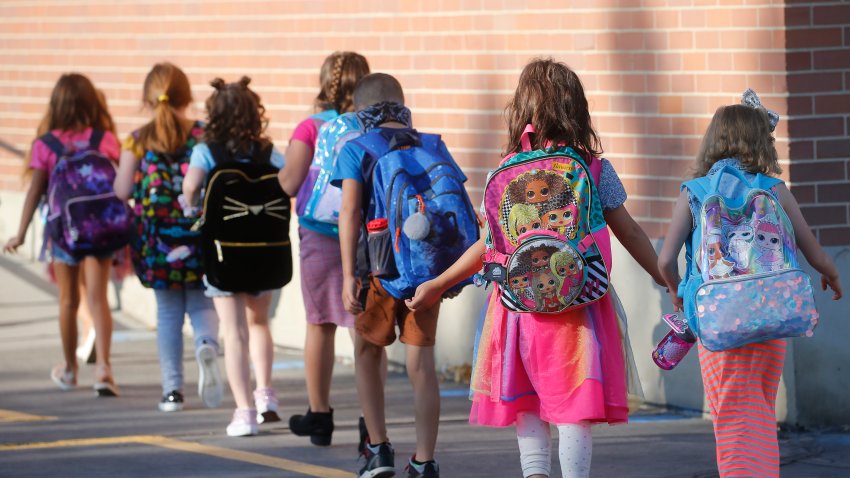 Students at Liberty Elementary School in Murray, Utah