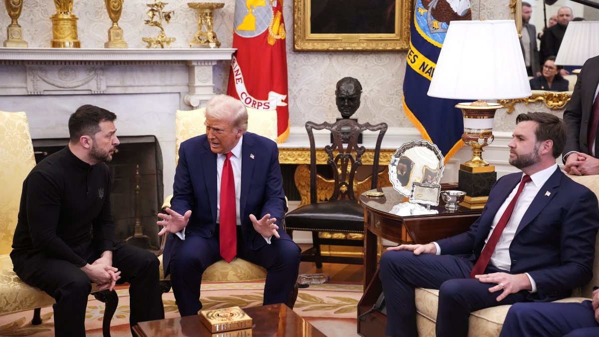 WATCH: Heated Trump, Vance and Zelenskyy exchange in astonishing clash at White House