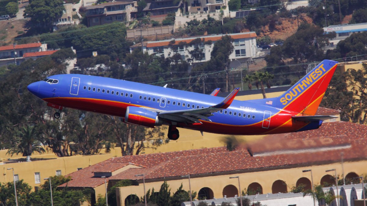 Southwest Airlines checked bag policy change lampooned by Amtrak