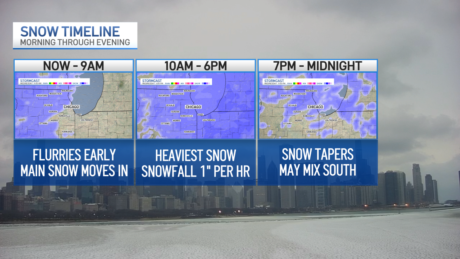 When will snow start falling in Chicago and how long will it last ...