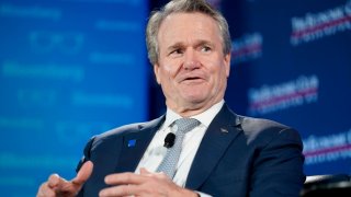 Brian Moynihan, chief executive officer of Bank of America Corp., speaks during an Economic Club of Washington event in Washington, DC, US, on Tuesday, Feb. 25, 2025.