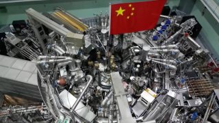 Experimental Advanced Superconducting Tokamak (EAST) on January 20, 2025 in Hefei, Anhui Province of China. EAST maintained a steady-state high-confinement plasma operation for more than 17 minutes on January 20, 2025. China held the world record until it was broken by France’s WEST tokamak on February 12, 2025, which maintained plasma for more than 22 minutes.