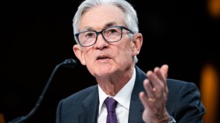 Federal Reserve chair Jerome Powell testifies before the Senate Banking Committee in Washington, D.C.