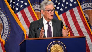 U.S. Federal Reserve Chair Jerome Powell speaks at a press conference, following a two-day meeting of the Federal Open Market Committee on interest rate policy, in Washington, D.C., U.S., March 19, 2025. 