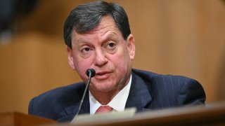 Frank Bisignano testifies before the Senate Finance Committee on his nomination to be Commissioner of the Social Security Administration, on Capitol Hill in Washington, DC, March 25, 2025.