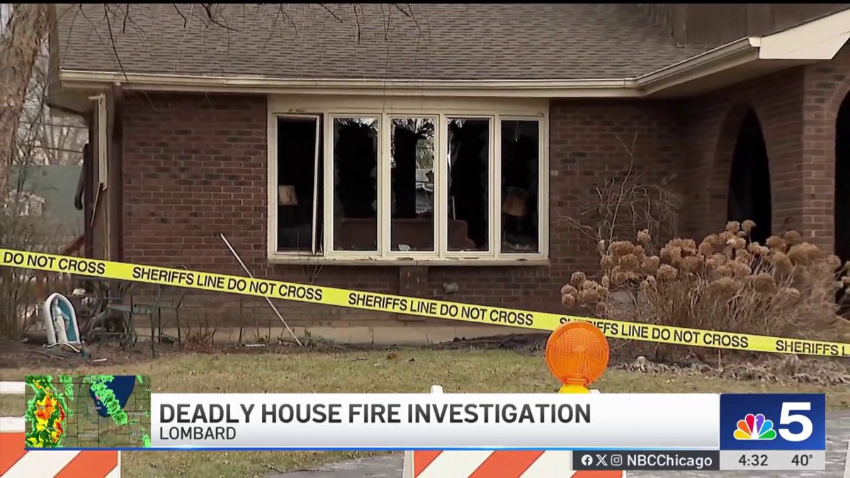 Deadly Lombard house fire under investigation – NBC Chicago