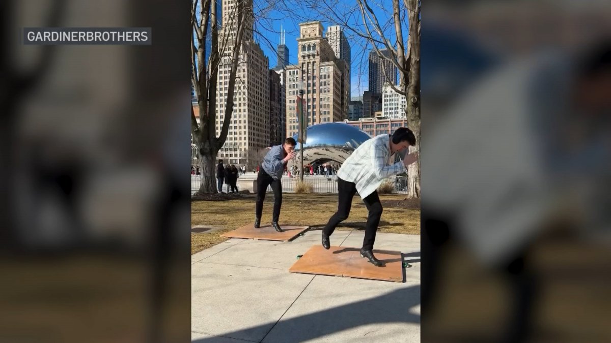 Social-media famous Irish dancers Gardiner Brothers visit NBC Chicago for live performance