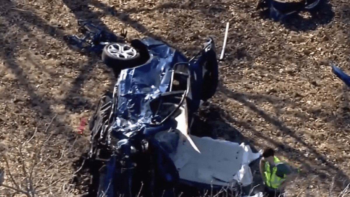 Video shows extensive damage to 2 vehicles after crash in rural Kendall County