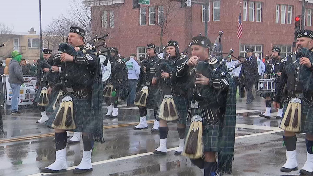 47th annual South Side Irish Parade takes place amid snowy backdrop