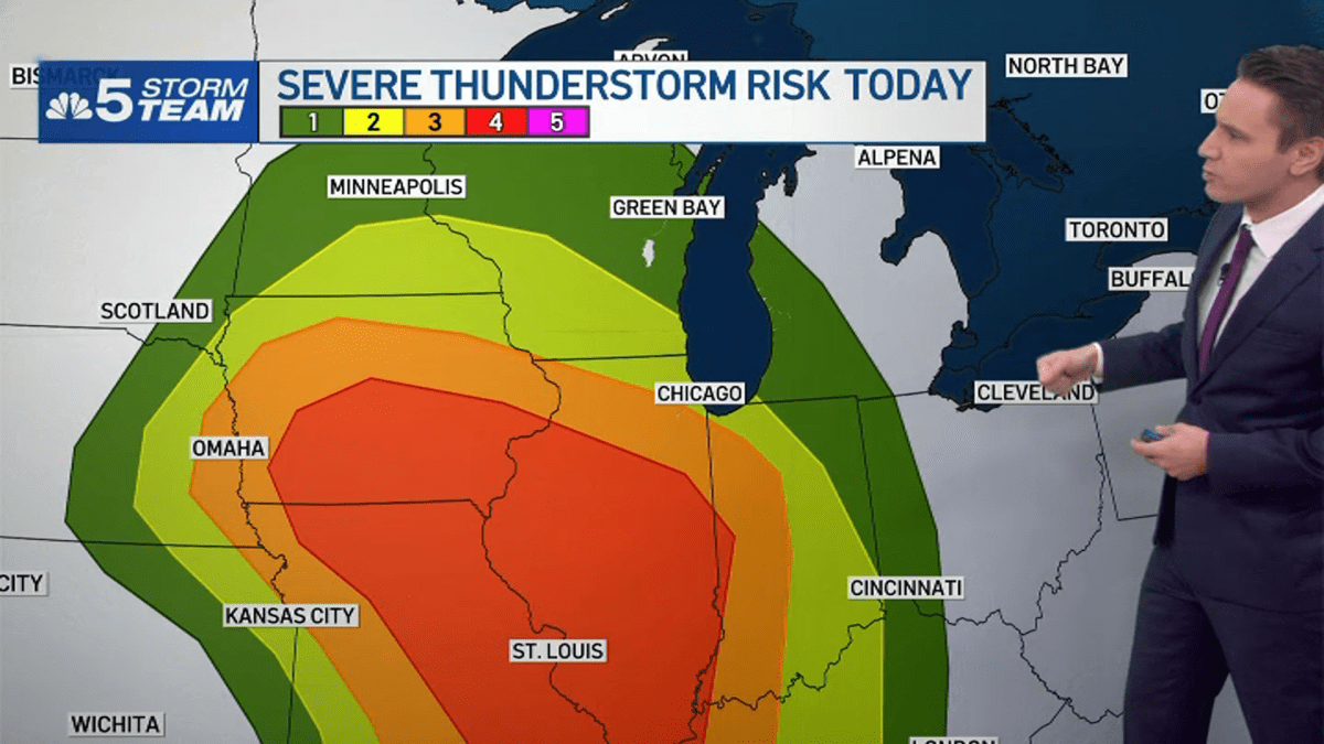 Fast-moving storms to move across parts of Illinois, with multiple hazards possible