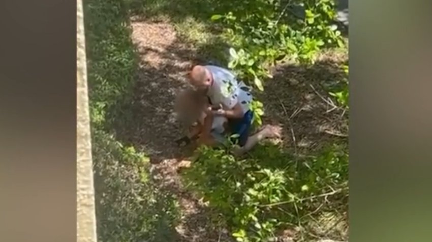 Man pins girl over egging