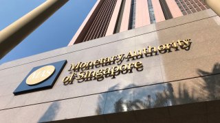 View of MAS building, Singapore