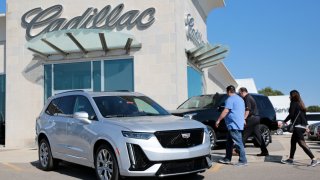 A Cadillac XT6 vehicle is seen at the La Fontaine Cadillac dealership in Highland, Michigan, September 18, 2019.