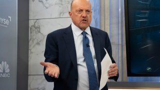 Jim Cramer at the NYSE, June 30, 2022.