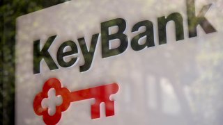 A KeyBank branch in New York on July 10, 2024.