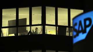 The headquarters of SAP AG, Germany’s largest software company, on Jan. 8, 2013, in Walldorf, Germany.