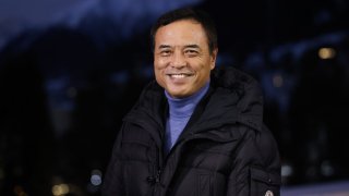 Takeshi Niinami, CEO and chairman of Suntory Holdings at the World Economic Forum in Davos, Switzerland, on Jan. 24, 2025.