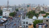 Roads of Karachi, Pakistan, dated 2022
